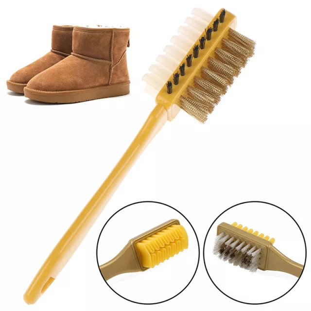 3-Sided Cleaning Brush Rubber Eraser Set Fit Suede Nubuck Shoes Boot 'mj