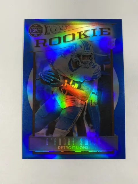 2020 PANINI CHRONICLES LEGACY D'ANDRE SWIFT RC ROOKIE BLUE Prizm  /25 #208 Lions