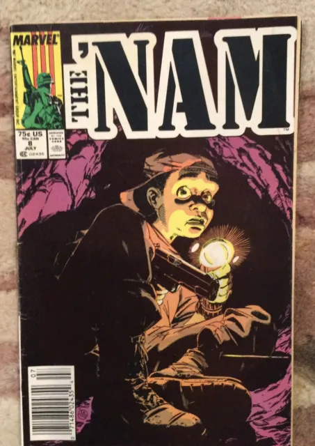 The Nam Marvel Comics Vietnam War Comic 1987
