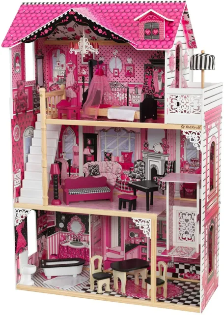 KidKraft Amelia Dollhouse with 13 Accessories Included, Multi
