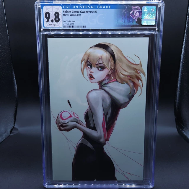 SPIDER-GWEN GWENVERSE #2 CGC 9.8 Ivan Tao Virgin Variant 2022