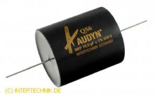 Audyn Cap Q6 MKP Film Capacitor 1.20uF 600V – High-Quty Axial Capacitor For Audio & Electronics 7 thumbnail image