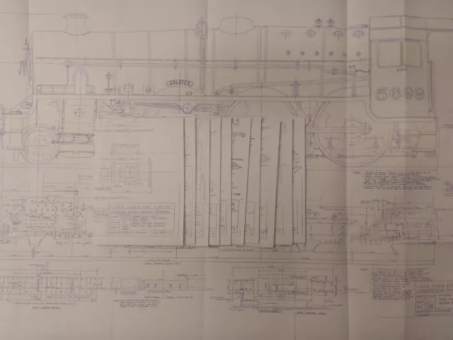O GAUGE LIVE steam plans to build LMS class five model locomotive