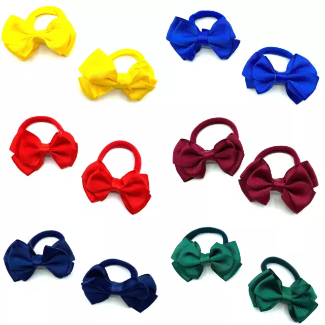 6x CIOCCHE PER CAPELLI RAGAZZE BOBBLES PONY CAPELLI MORBIDI BOBBLES ACCESSORI PER CAPELLI SCUOLA