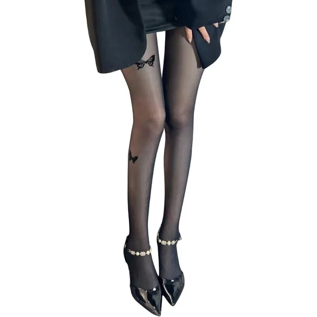 Unisex 1D Shiny High Glossy BodyStockings Sheer Silky Glittery Tights