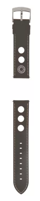 Nuevo de Alta Calidad Marcas Pulsera de Reloj De Camel 22mm Braun Cuero #50