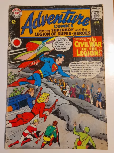 Adventure Comics #333 June 1965 Good- 1.8 Superboy, Legion of Super-Heroes