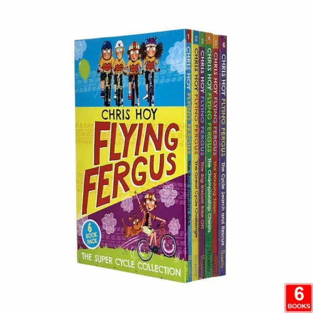 Chris Hoy Flying Fergus The Super Cycle 6 Books Collection Set Children's Pack