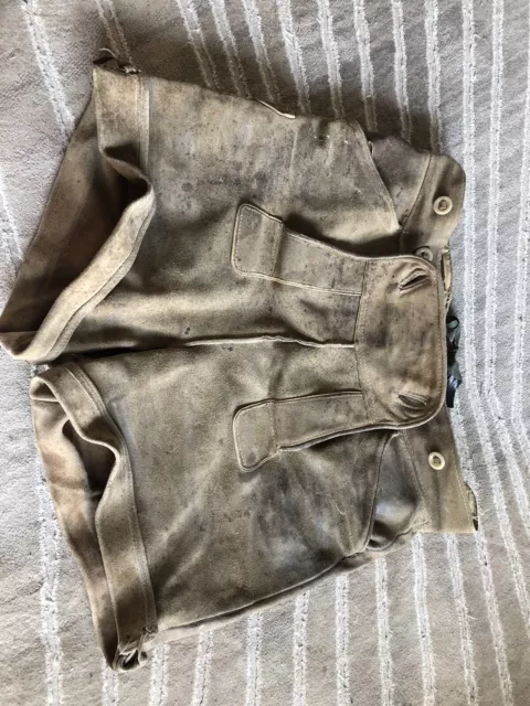 Lederhose Trachtenhose Trachtenlederhose Antik  ca Gr 52