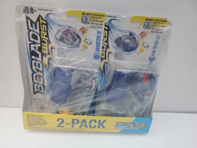 Beyblade Burst Valtryek & Unicrest W/ Extra Layer Random Launcher FREE  SHIPPING