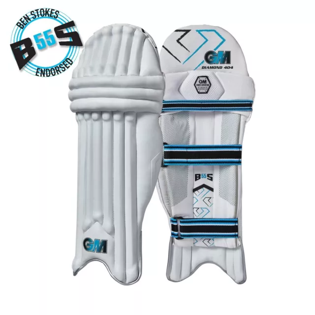 2024 Gunn and Moore Diamond 404 Cricket Batting Pads - Adult / Mens Right Hand