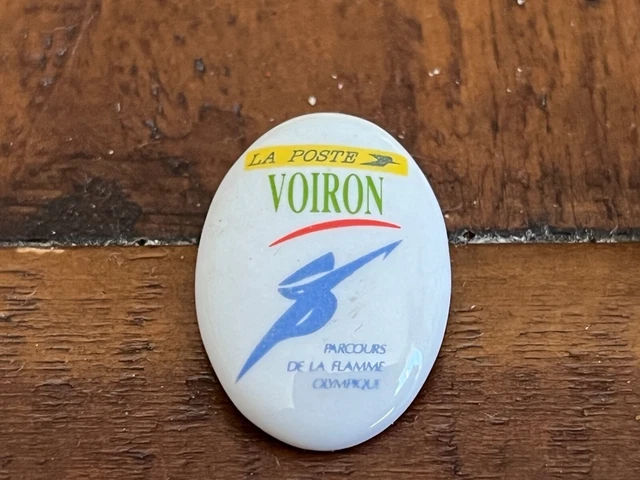 Pin's La Poste 18 Léré JO jeux olympiques parcours de la