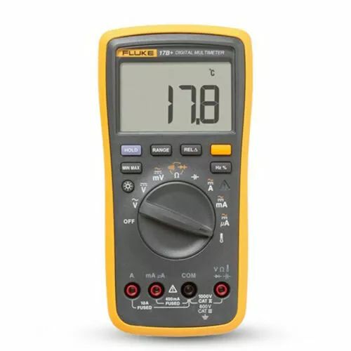 FLUKE 17B+ F17B+ Digital multimeter Meter Tester DMM with TL75 test leads New