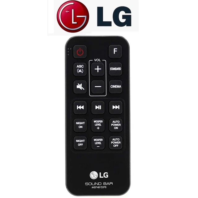 Remote for lg best sale soundbar