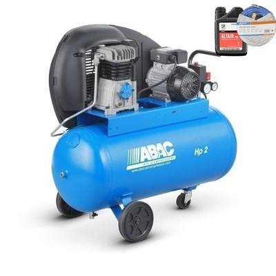 Pole Position PRO L25P ABAC Compressore aria elettrico carrellato ABAC mod 2,5HP 