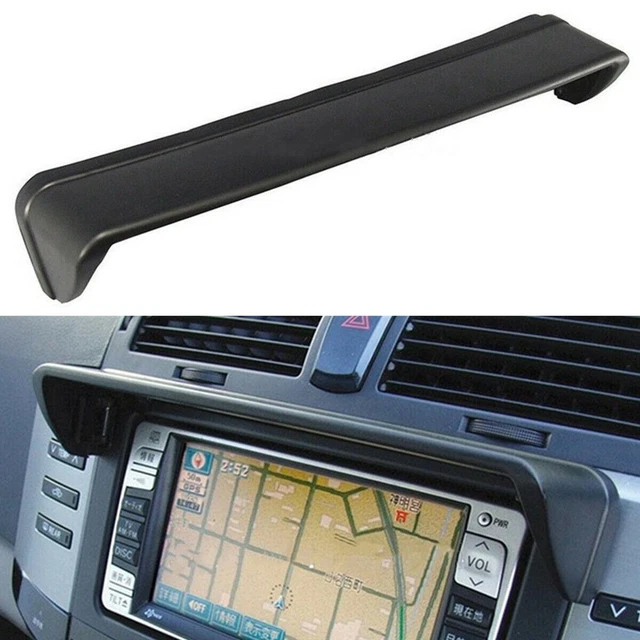 Car GPS Navigation Hood Visor Radio Sun Shade Cover Anti-Glare Accessories Black