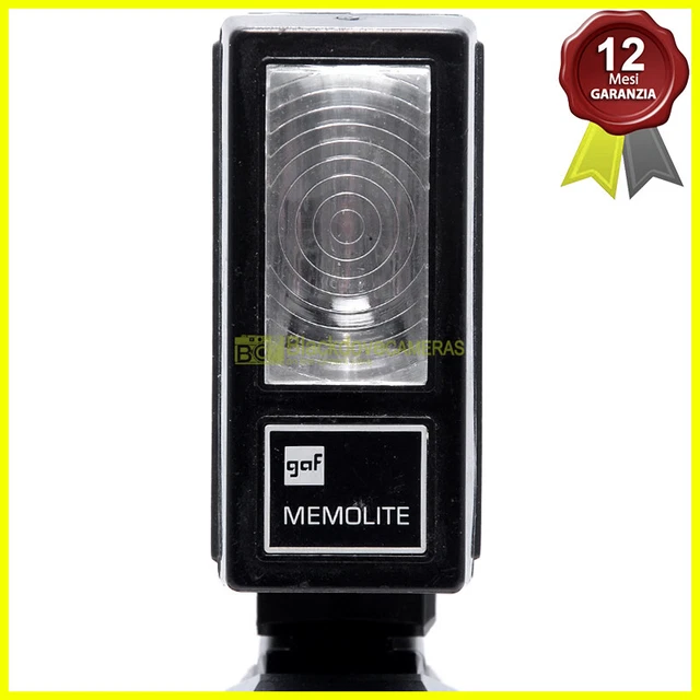Gaf Memolite Flash Universale for Cameras Reflex Contact Hot Socket Synchro