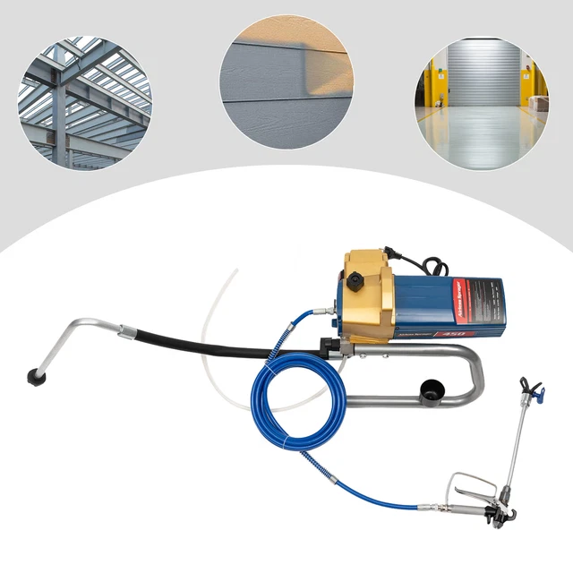 WABROTECH WT28 Airless Farbsprühgerät 2200W - 227 Bar Hochdruckspritze