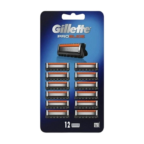 Gillette Proglide Rasiererklingen 12 Stück für Männer neu OVP