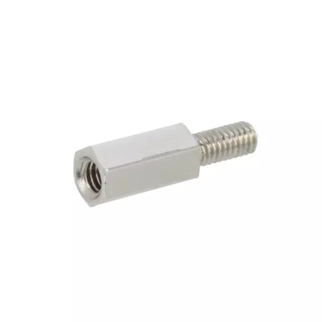 10X 2112X08 spacer sleeve with thread internal weight: M2.5 8 mm external weight: M2.5 DREMEC