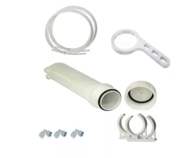 Reverse Osmosis membrane housing kit with fittings and spanner Aquati