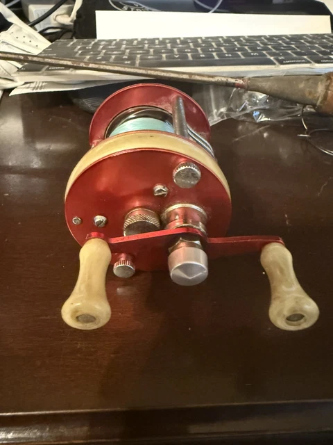 Moulinet De Pêche Vintage ABU Garcia 1750A - Suède, Bon état De Fonctionnement