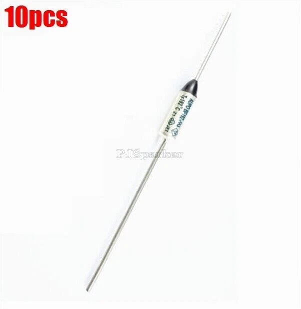 10Pcs Aupo Thermal Fuse Tf Cutoff 192°C 250V 10A BF192 New Ic bo #A6-9
