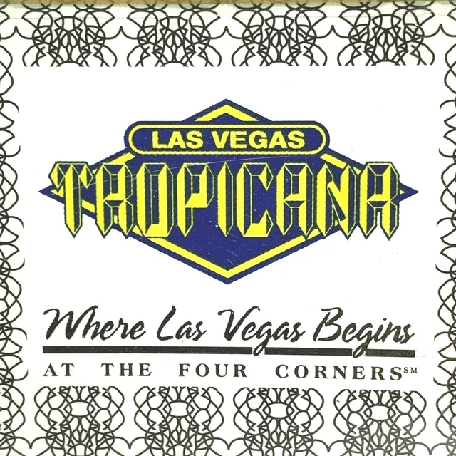 Vintage Tropicana Casino Las Vegas Playing Cards Souvenir Deck New OS Sealed