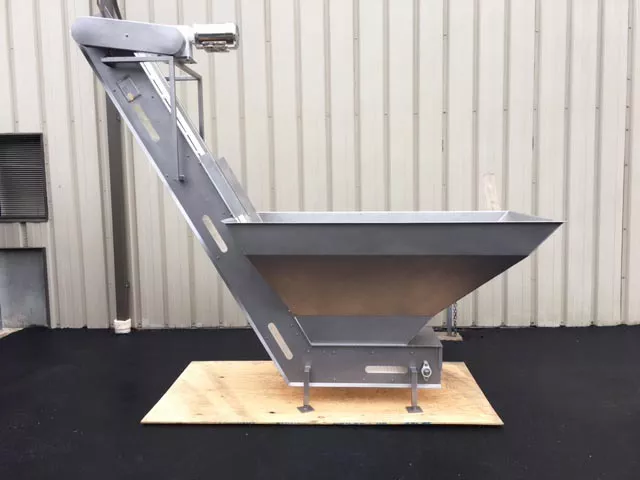 Trinity Stainless Steel Hopper-Elevato r with 108 inch discharge