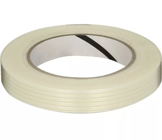 3M Filament Strapping Tape Fiberglass Reinforced Tape- 0.71" x 60 yard- 12 ROLLS