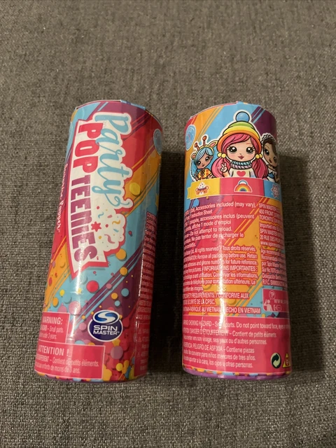 Party Popteenies Surprise Popper Season 1~ Lot of 2