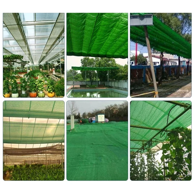 Rete Ombreggiante 6x7 Metri - Frangisole Verde Per Giardino, Terrazza E Esterno Con 90% Protezione Solare - Foto 11