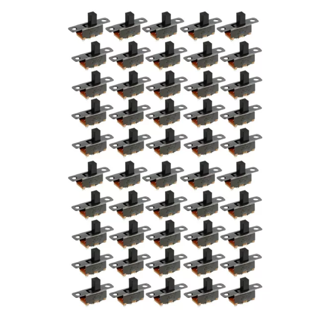 55pcs 2 Position ON/OFF 3-Terminals SP2T Mini Panel PCB Mounted Slide Switch