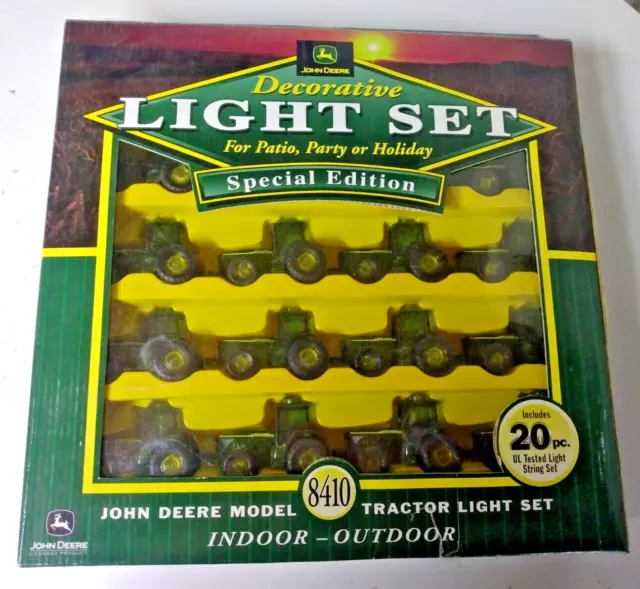John Deere 8410 Tractor Decorative Light Set Special Edition 20 Lights