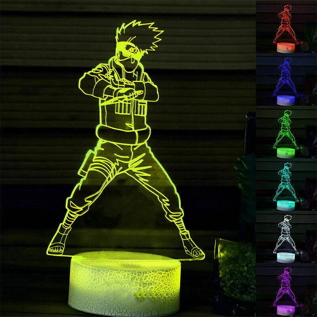 3D LED FOR Kakashi Naruto Table Lamp Reading Lamp Night Light Bedside — free download