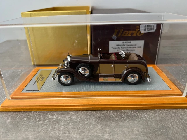 Ilario IL183 Mercedes 540K Spezial Roadster Erdmann & Rossi 1936 – 1/43 Résine