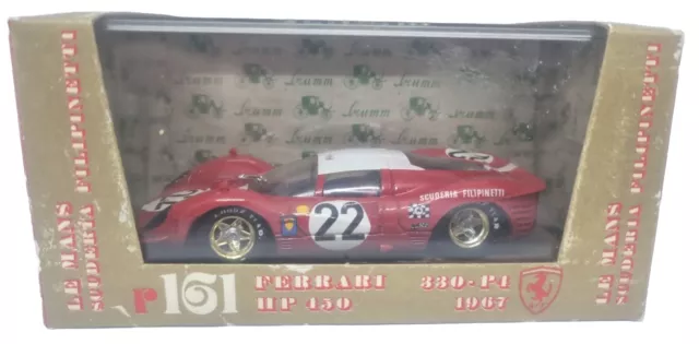 Brumm R161 Red '22' Ferrari 330-P4 Hp450 1967 1:43 Scale Diecast Model Car Boxed