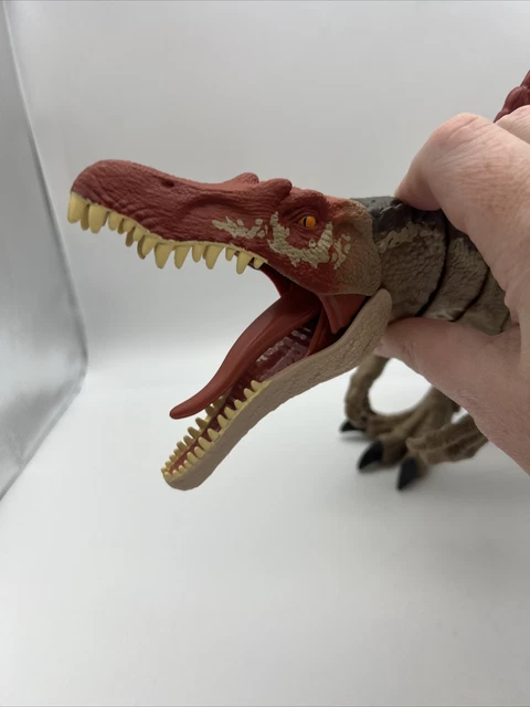 Dinosaur Chompin Spinosaurus Jurassic World Camp Cretaceous Extreme Chompin Spinosaurus Action Figure Mattel ToyWiz