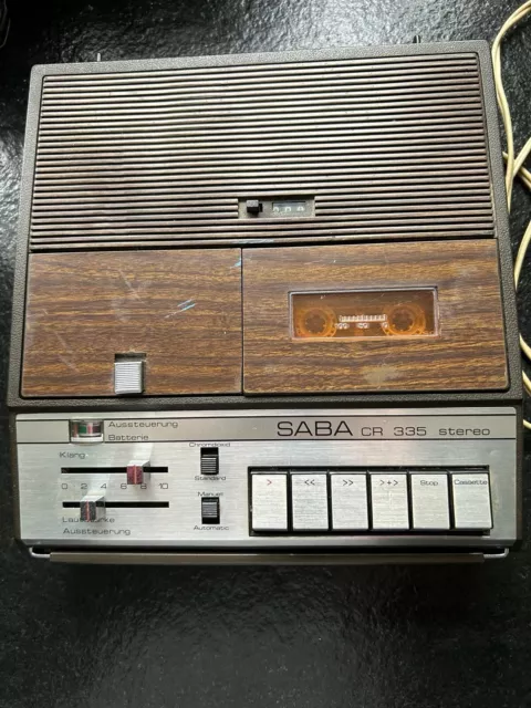 Saba Kasettenrekorder CR 355