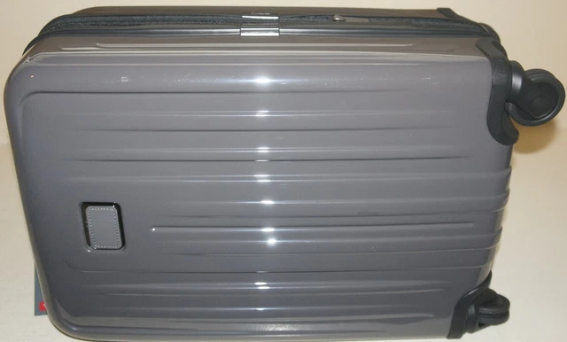 New TUMI V4 144608-9857 International Expandable Hard Carry-On Spinner Suitcase