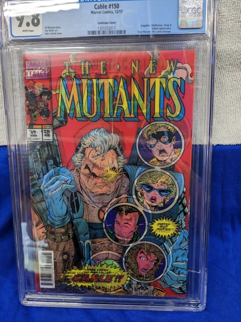 Cable 150 New Mutants 87 Lenticular Variant Liefeld Homage 2017 CGC 9.8 WP