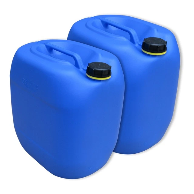2 x 30 L Behälter Plastikeimer Kanister Wasserbehälter Box lebensmittelecht NEU.