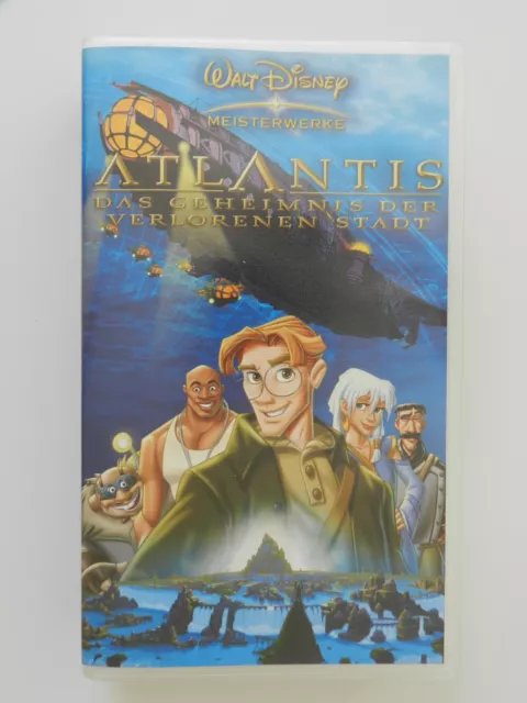 VHS Video Kassette Atlantis Walt Disney Meisterwerk +