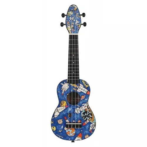 KEIKI - K2-SP - Pack ukulele soprano spaceman