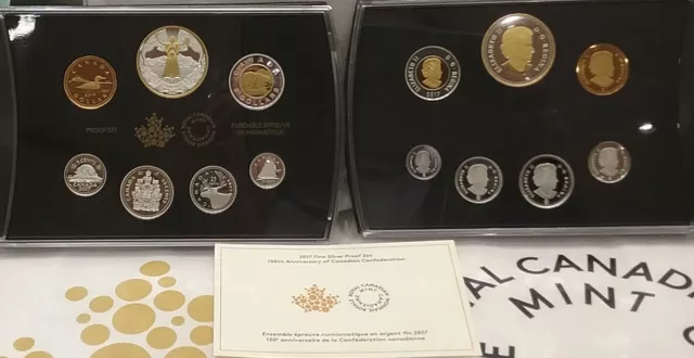 2017 Pure Silver Proof Set Classic Coins Canada 150th Anniversary Confederation