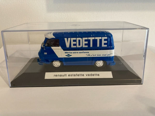 1/43 Ixo Renault Estafette " Vedette " TBE + Boite vitrine comme neuve ajoutée