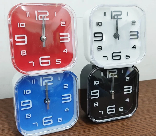 SVEGLIA ANALOGICA DA Comodino Orologio Al Quarzo Numeri Grandi Allarme 4  Colori EUR 10,99 - PicClick IT