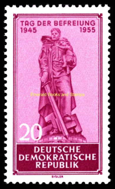 EBS East Germany DDR 1955 - 10th Anniversary Freedom Fascism - Michel 463 MNH**