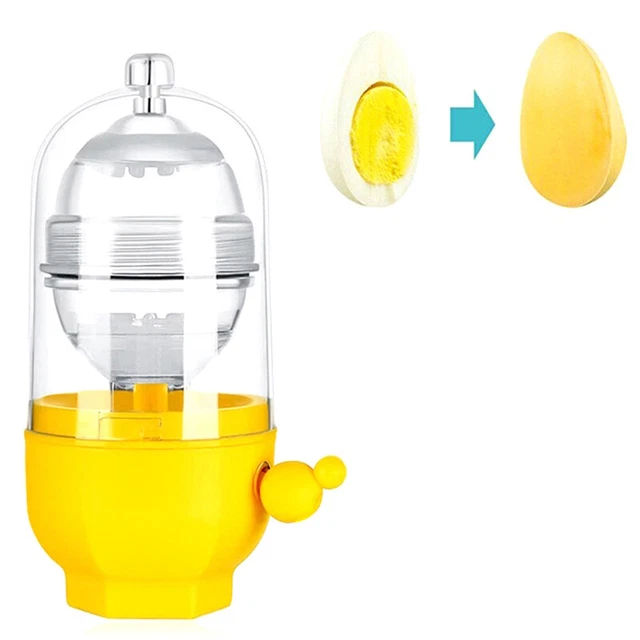 Egg Scrambler Shaker Whisk Hand Egg Maker Eggs Yolk White Mixer Kitc#km 3