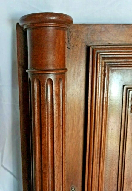 28" Large French Antique Architectural Pillar Panel Door Solid Oak Wood 2 6